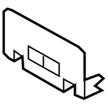 Ford 8C3Z-17A385-A License Bracket