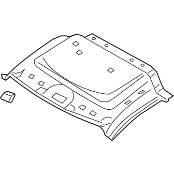 Ford DT1Z-6151916-ZD Front Headliner