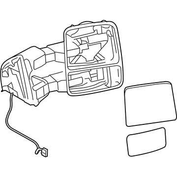 Ford 8C3Z-17683-FA Mirror Assy - Rear View Outer