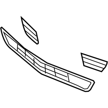 Lincoln 8A5Z-17K945-BB Lower Grille