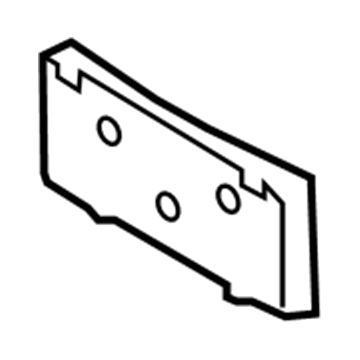 Lincoln 8A5Z-17A385-AA License Bracket