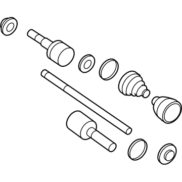 Ford 7L2Z-4K138-A Axle Assembly