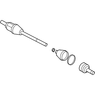 Mercury 5M6Z-3A427-AB Axle Assembly