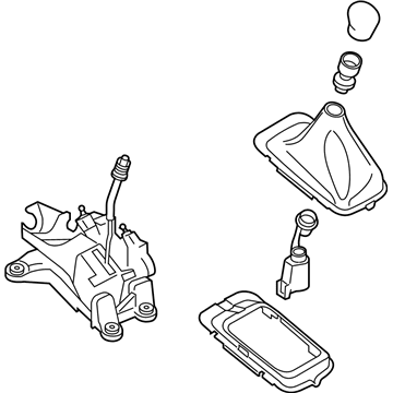 Ford D2BZ-7210-D Shifter Assembly