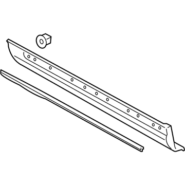 Lincoln FA1Z-5820878-CA Lower Molding