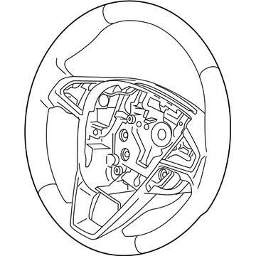 Ford DS7Z-3600-BE Steering Wheel