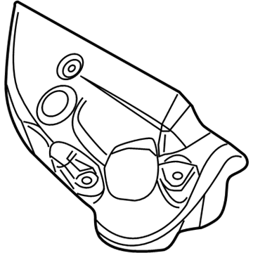 Ford DA8Z-9A462-B Upper Shield