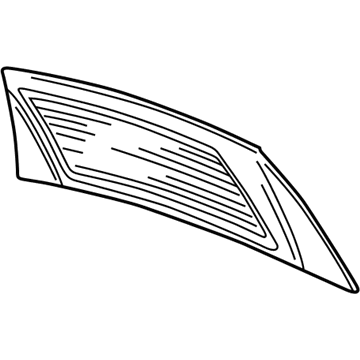 Ford YR3Z-7652500-AAA Window Assembly - Sliding