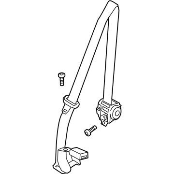 Ford KB3Z-26611B64-AC Center Belt Assembly