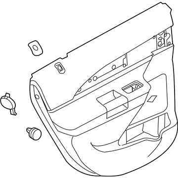 Lincoln BA1Z-7827406-AA Door Trim Panel