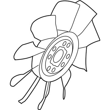 Ford 7C3Z-8600-C Fan Blade