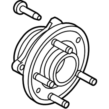 Ford BT4Z-1104-B Hub Assembly