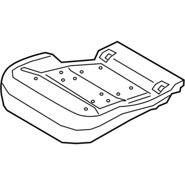 Ford LB5Z-7863841-H PAD - REAR SEAT CUSHION