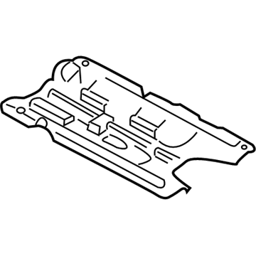 Mercury YL8Z-6687-AA Upper Baffle