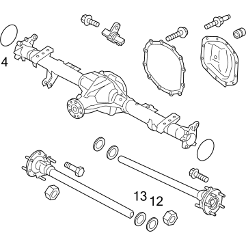 2023 Ford Bronco Axle Shaft - MB3W-4001-ARH