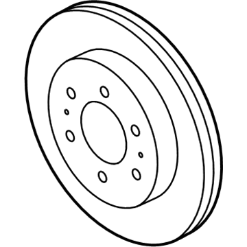 Ford 7U2Z-1V125-HC Rotor