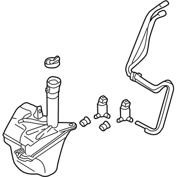 Mercury 7L8Z-17618-A Washer Reservoir