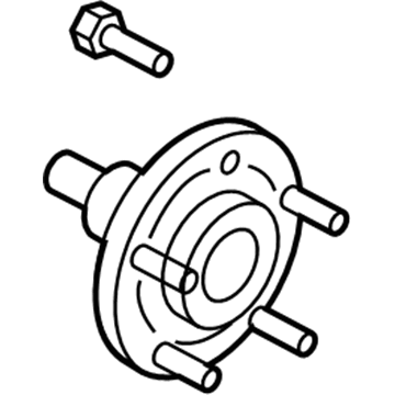 Ford 6L8Z-1109-AA Hub Assembly