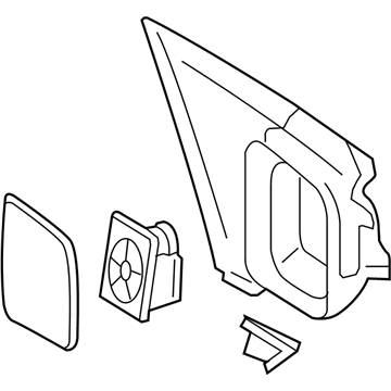 Mercury 8G1Z-17682-D Mirror Assembly