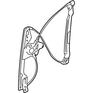 Ford 8A8Z-7423208-A Regulator - Window - Less Motor