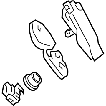 Ford YL8Z-78420A68-BA Hinge