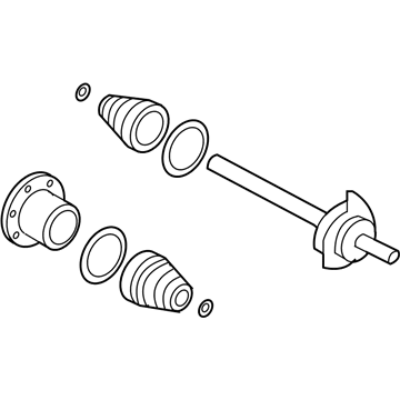 Lincoln 5L1Z-3B436-AA Shaft & Joint Assembly