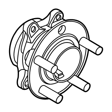 Ford LJ9Z-1109-B Hub Assembly