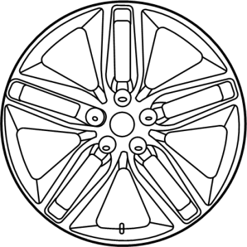 Ford KT4Z-1007-A Wheel, Alloy