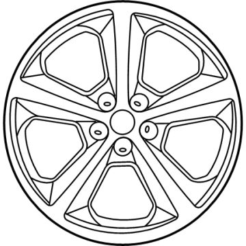 Ford FT4Z-1007-B Wheel, Alloy