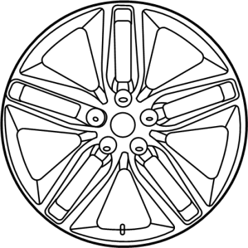 Ford KT4Z-1007-B Wheel, Alloy