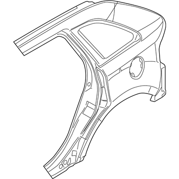 Lincoln BT4Z-7827841-A Quarter Panel