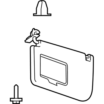 Ford HC3Z-2504105-MA Sun Visor Assembly