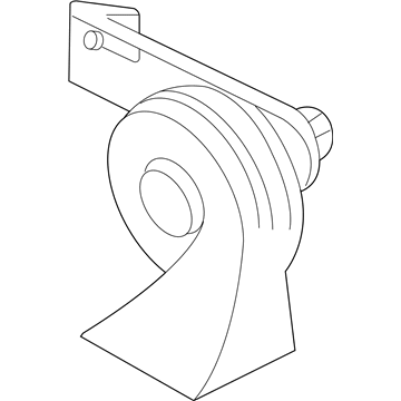 Mercury 2W7Z-13800-BA Horn