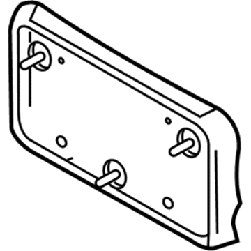 Mercury 8T5Z-17A385-AA License Bracket