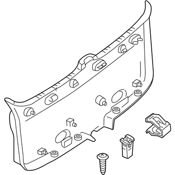 Ford 8L8Z-7846404-AC Lift Gate Trim