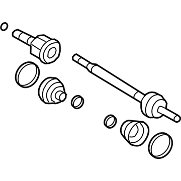 Mercury 7L2Z-4K138-A Axle Assembly