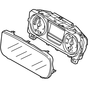 Ford DG1Z-10849-JA Cluster Assembly