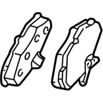 Lincoln 1U2Z-2V200-PA Brake Pads