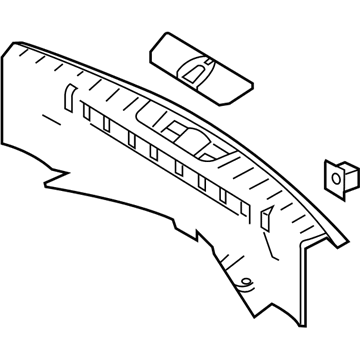 Ford BB5Z-7842624-CD Sill Plate