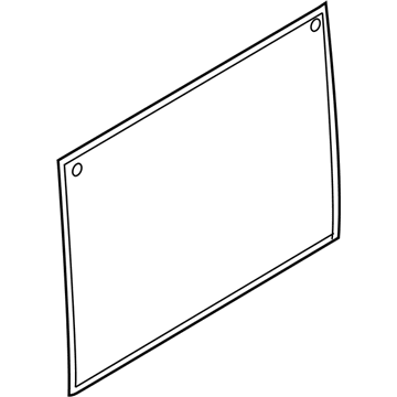 Ford BK3Z-6129711-AJ Quarter Window Glass