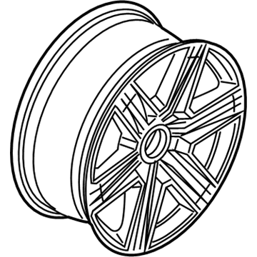 Ford JL3Z-1007-C Wheel, Alloy