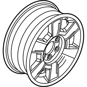 Ford FL3Z-1007-E Wheel, Alloy