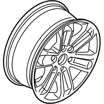 Ford KL3Z-1007-F Wheel, Spare