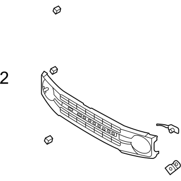 Ford Bronco Grille - M2DZ-8200-DAPTM