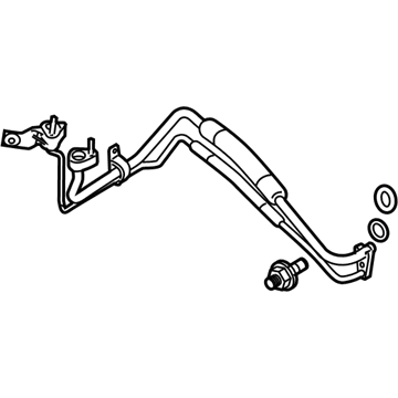 Ford 8A4Z-19835-D Evaporator Tube