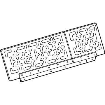 Ford 1L5Z35613A82AAA Extension Rear Seat Ba