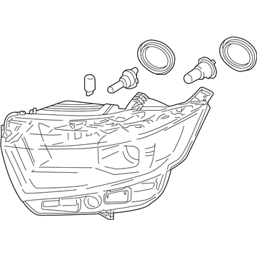 Ford FT4Z-13008-A Headlamp Assembly