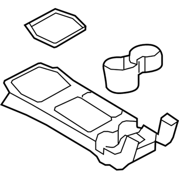 Ford BL8Z-78045A76-UA Panel Assembly - Console