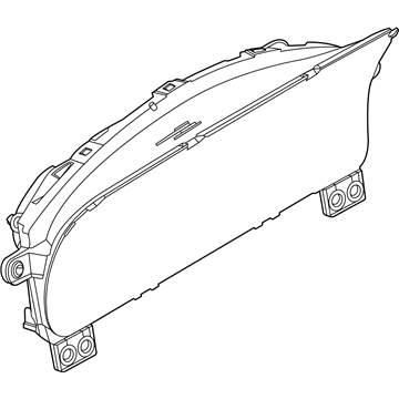 Lincoln LC5Z-10849-AH Cluster Assembly