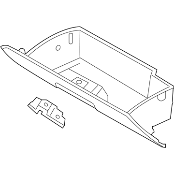 Ford 8F9Z-74060T10-AC Glove Box Assembly